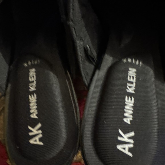 Anne Klein iflex Impress‎ Dress Mules Black Kitten toe heel Womens Size 6.5 - Picture 4 of 6